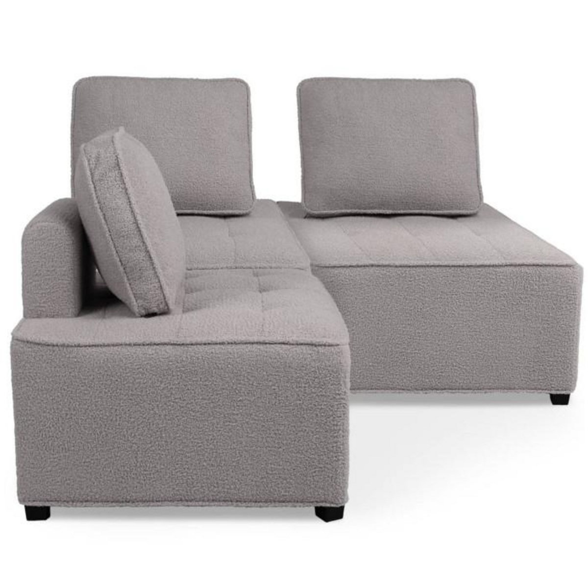 Paris Prix Module Fauteuil  Bouclette  82cm Gris