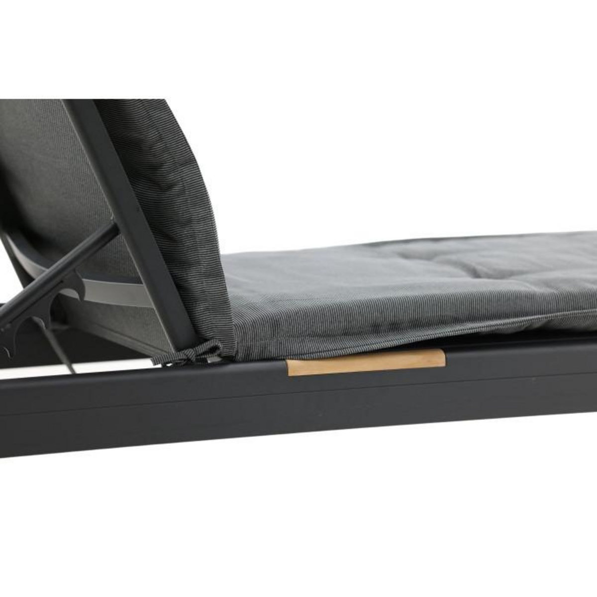 Paris Prix Coussin de Chaise Longue  Hanna  193cm Gris