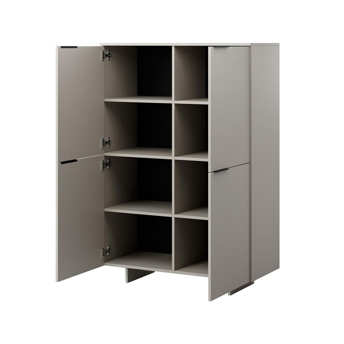 BEST MOBILIER Canterbury - buffet haut - beige - 145 cm