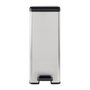Voir la diapositive 6 : CURVER Poubelle Slim - SLIM BIN - CURVER - 40L - Gain de place - 40 x 25 x 61 cm - Gris métallisé