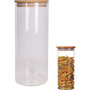 Voir la diapositive 2 : COOK CONCEPT Bocal en verre et bambou 1.6l