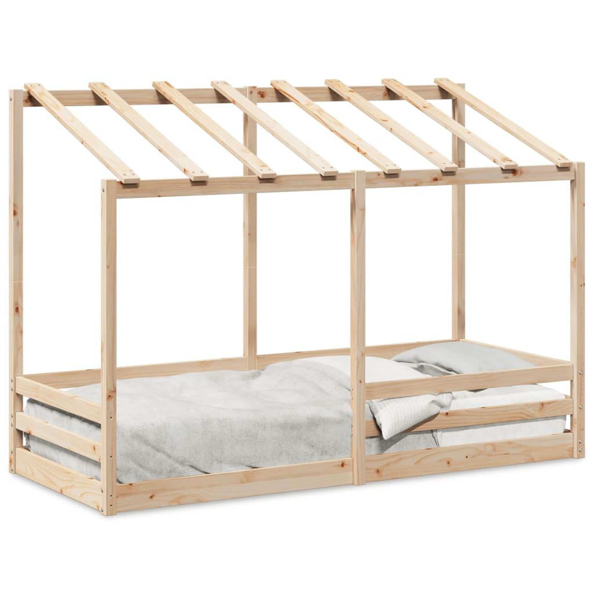 Voir la diapositive 2 : VIDAXL Lit pour enfants sans matelas 90x190 cm bois pin massif