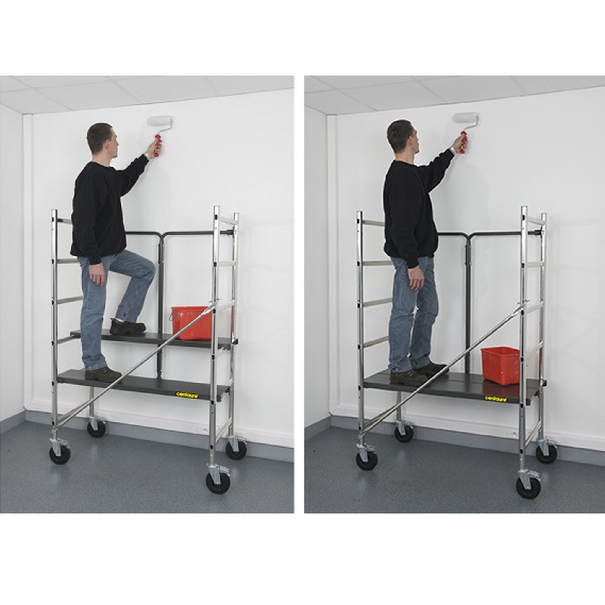 Voir la diapositive 2 : CENTAURE Echafaudage pliant Top 3 - 3m