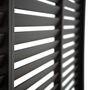 Voir la diapositive 3 : SWEEEK Pergola bioclimatique Triomphe 3x4 + 3 persiennes 100cm pour le côté de 3m. panneau brise vue. L 400 x P 300 x H 250 cm
