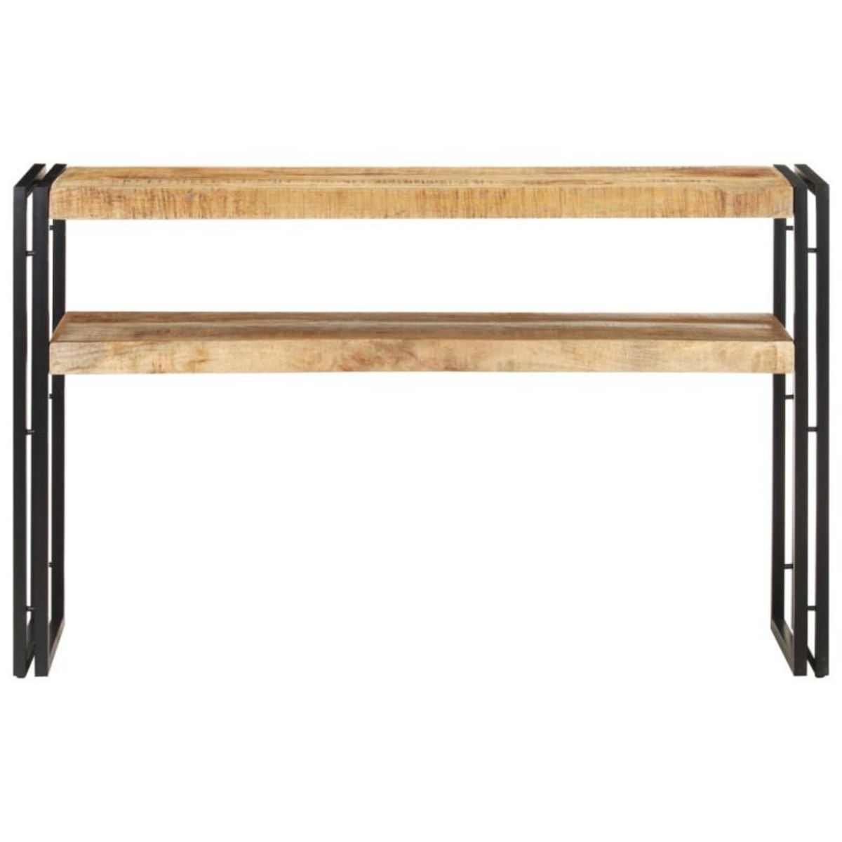 VIDAXL Table console 120x30x75 cm Bois de manguier brut