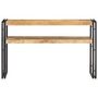 Voir la diapositive 2 : VIDAXL Table console 120x30x75 cm Bois de manguier brut