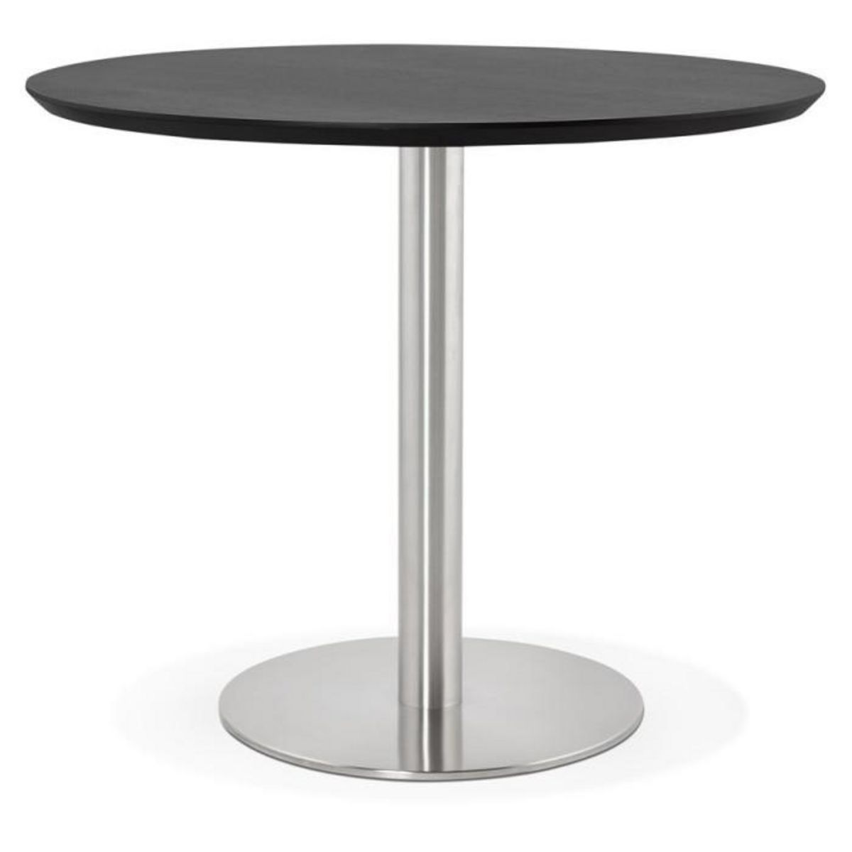 Paris Prix Table de Repas Design  Kansas  90cm Noir