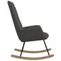 Voir la diapositive 4 : VIDAXL Chaise à bascule Gris clair Tissu