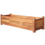 Voir la diapositive 2 : VIDAXL Lits sureleves de jardin 2 pcs Bois d'acacia 100x30x25 cm