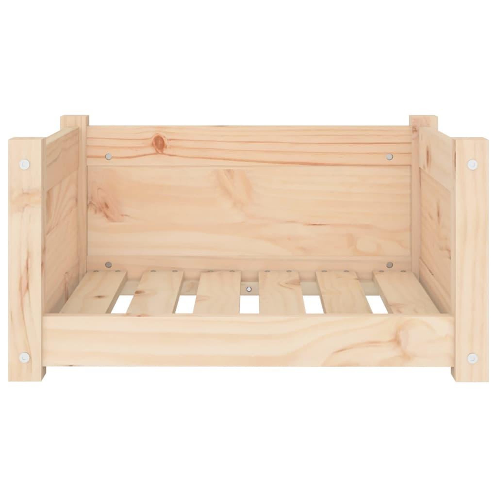 Voir la diapositive 5 : VIDAXL Lit pour chien 55,5x45,5x28 cm Bois massif de pin