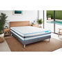 Voir la diapositive 1 : BODYCARE Ensemble 90x190 matelas BodyFlex ressorts ensachés et mémoire de forme + sommier kit gris