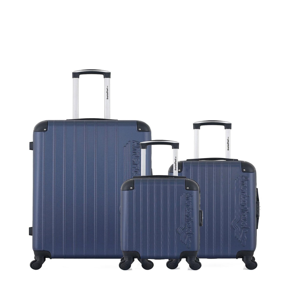AMERICAN TRAVEL AMERICAN TRAVEL - LOT DE 3 - Valises grand format, cabine et cabine XXS BUDAPEST