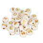 Artemio 900 Perles alphabet blanc/ noir/ doré