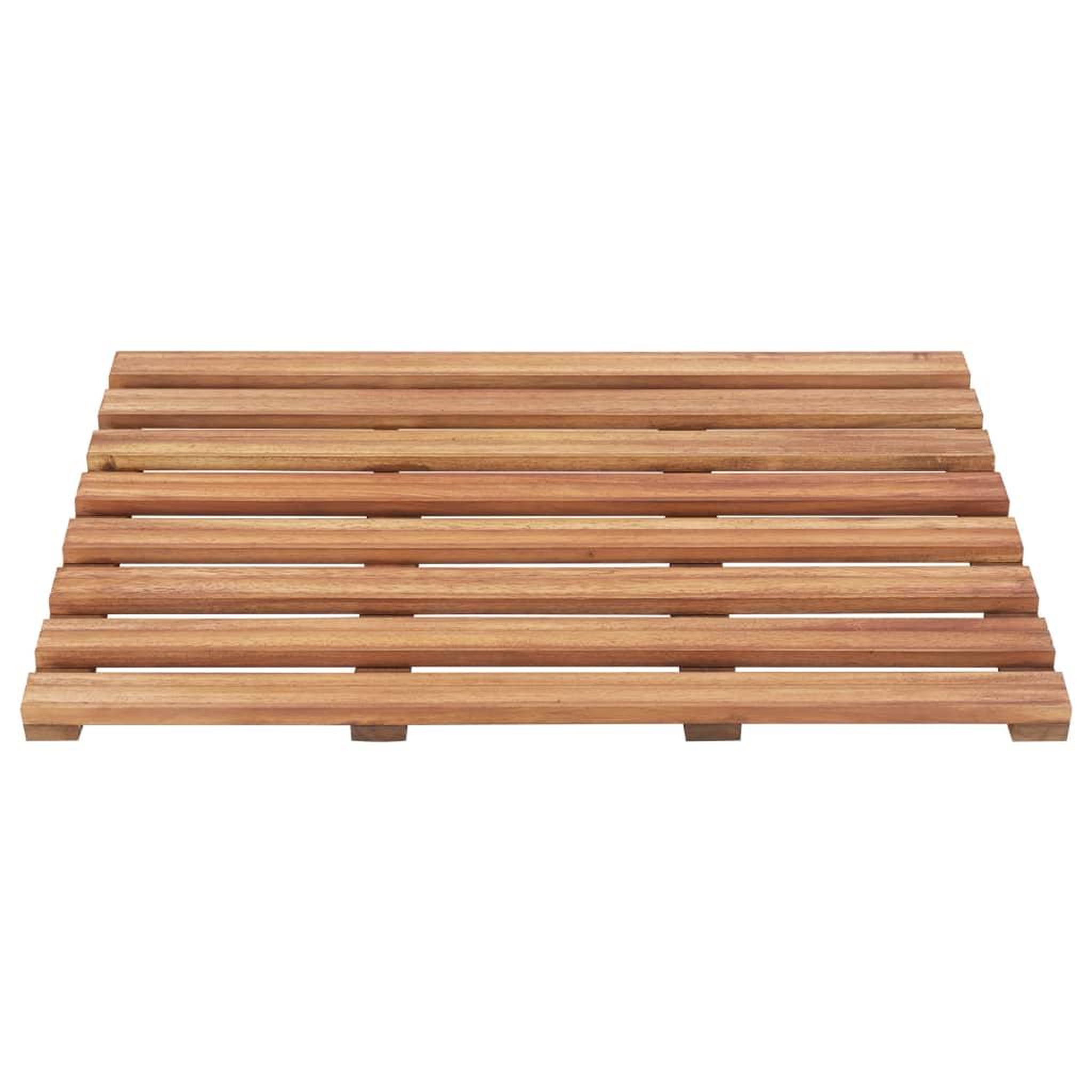 Voir la diapositive 3 : VIDAXL Tapis de salle de bain 2 pcs bois d'acacia massif 56x37 cm