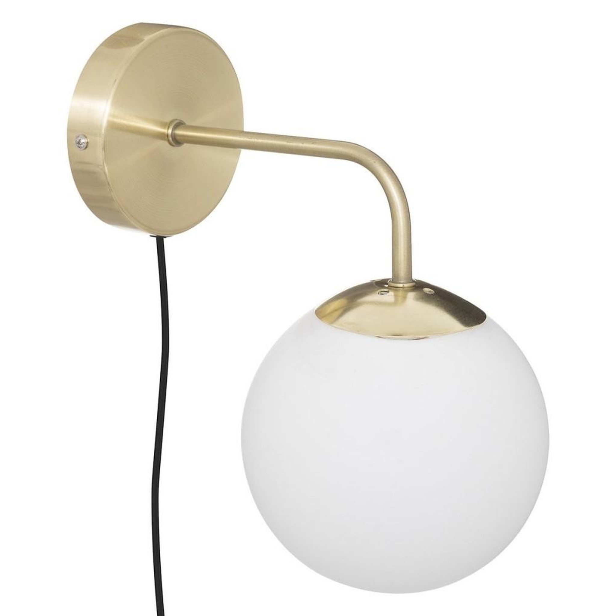 ATMOSPHERA Applique verre Dris doré D15