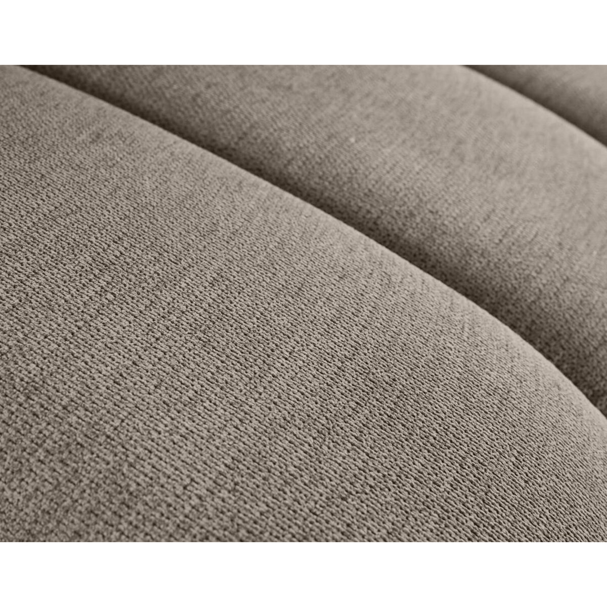 LISA DESIGN Debbie - module d'assise méridienne gauche en tissu texturé