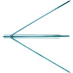 Habitat et Jardin Kit de poteau de tension pour grillage de 1,2m