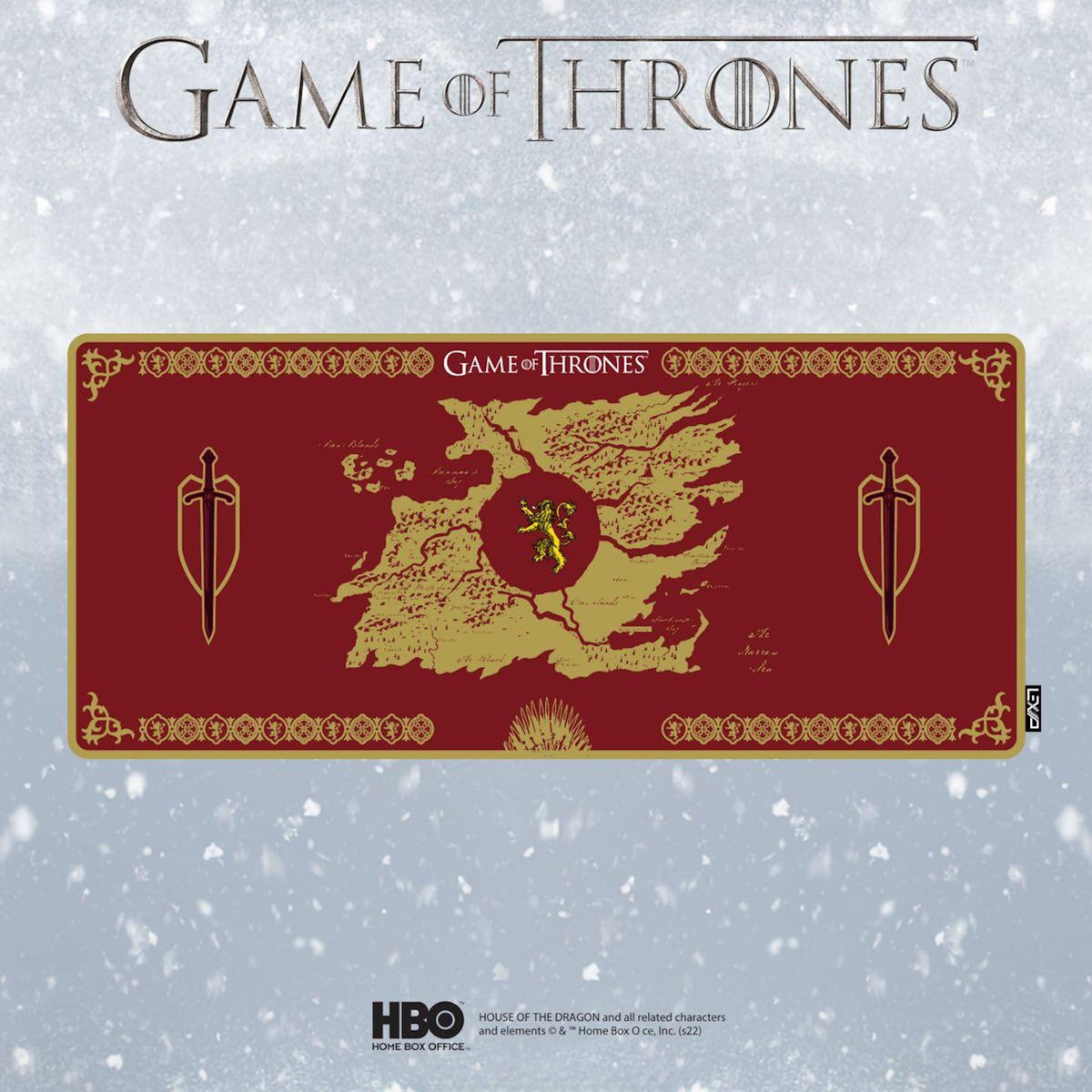 LEXIP Tapis de souris GAME OF THRONES LANNISTER XXL