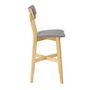 Voir la diapositive 6 : Rendez vous déco Chaise de bar mi-hauteur Elmer en bois 68 cm (lot de 2)