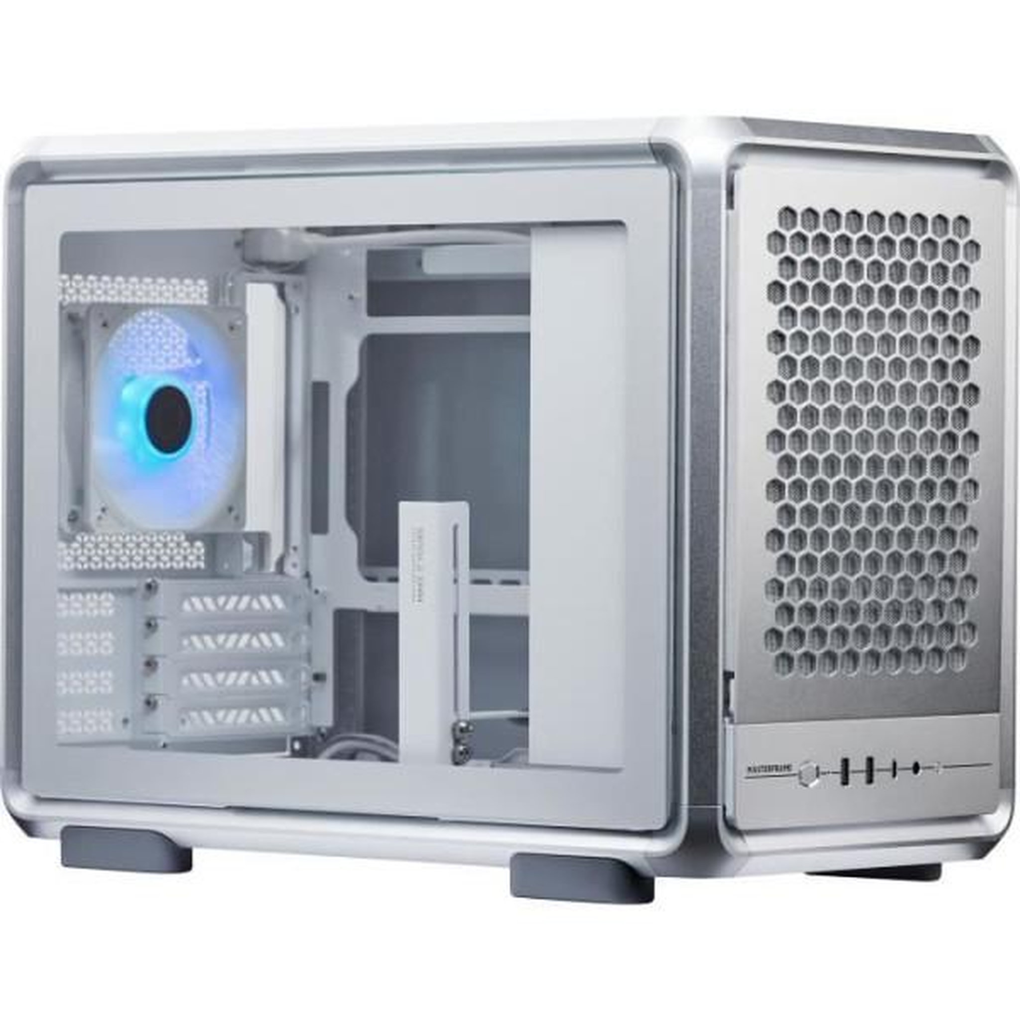 Cooler Master Boitier PC Gaming - COOLER MASTER - MF400M-SHNN-S00 - MasterFrame 400 Mesh Silver - Micro-ATX et Mini-ITX