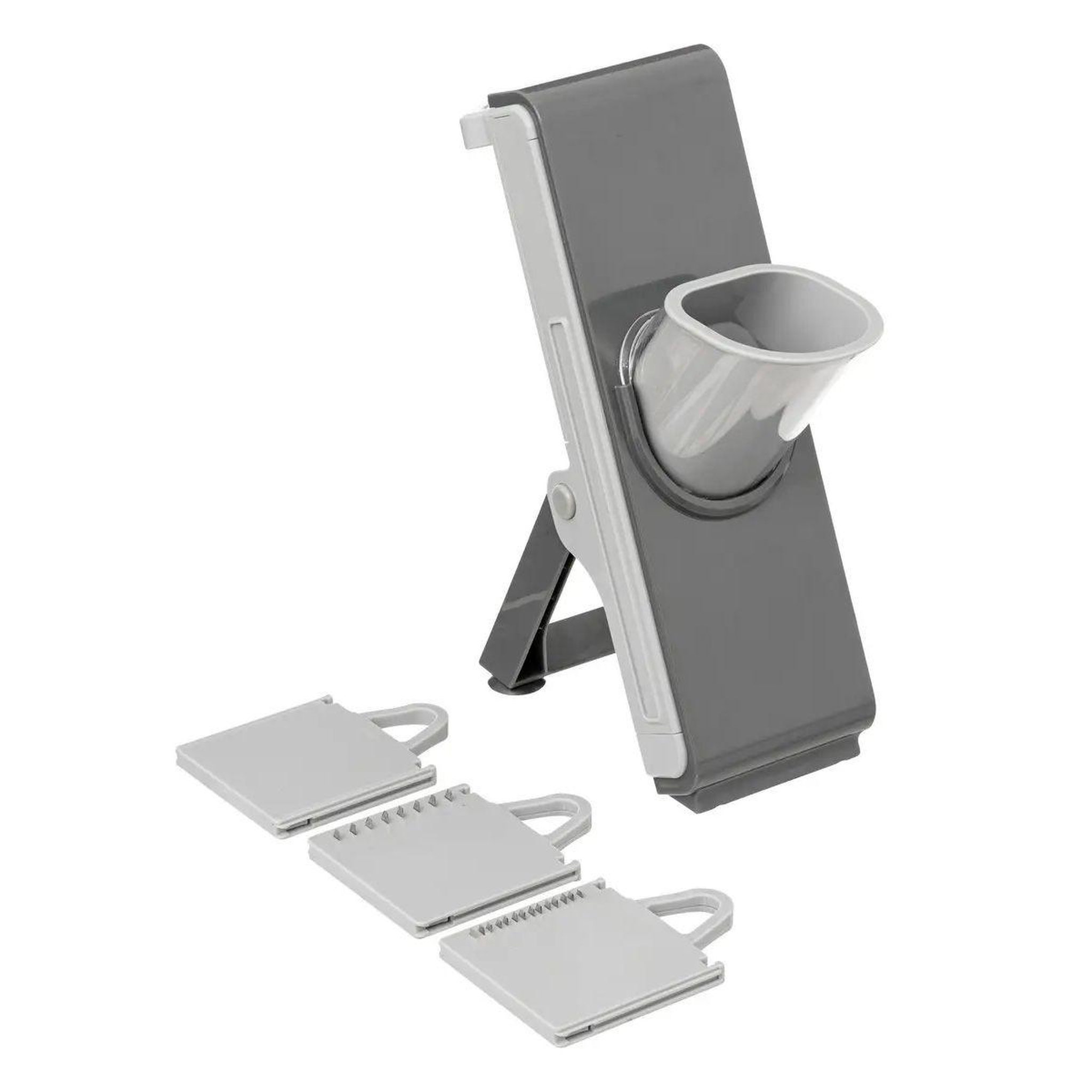 FIVE Mandoline à piston  multidécoupe  26cm gris