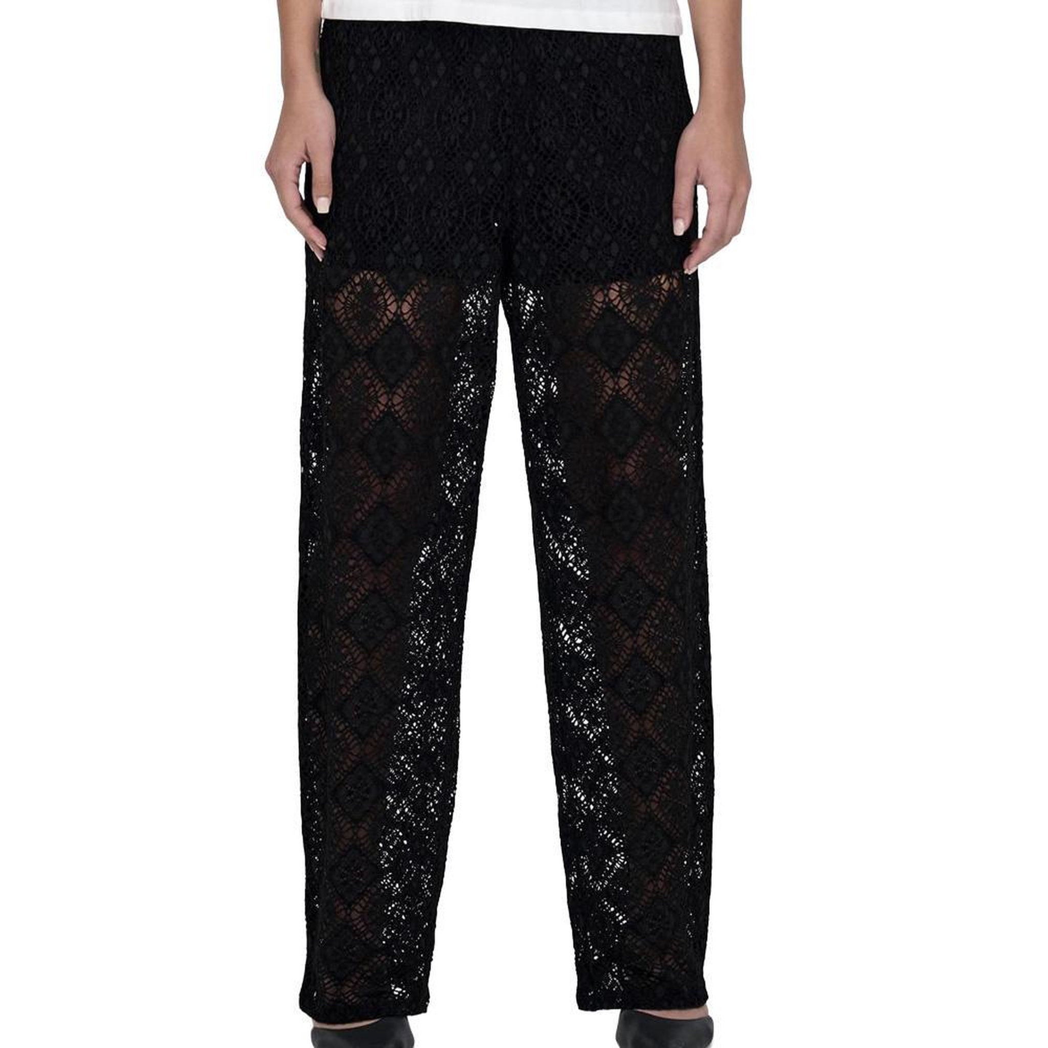 JACQUELINE DE YONG Pantalon fluide Noir Femme JDY Eva. Coloris disponibles : Noir