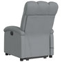 Voir la diapositive 4 : VIDAXL Fauteuil de massage inclinable Gris clair Tissu