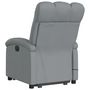 Voir la diapositive 4 : VIDAXL Fauteuil de massage inclinable Gris clair Tissu