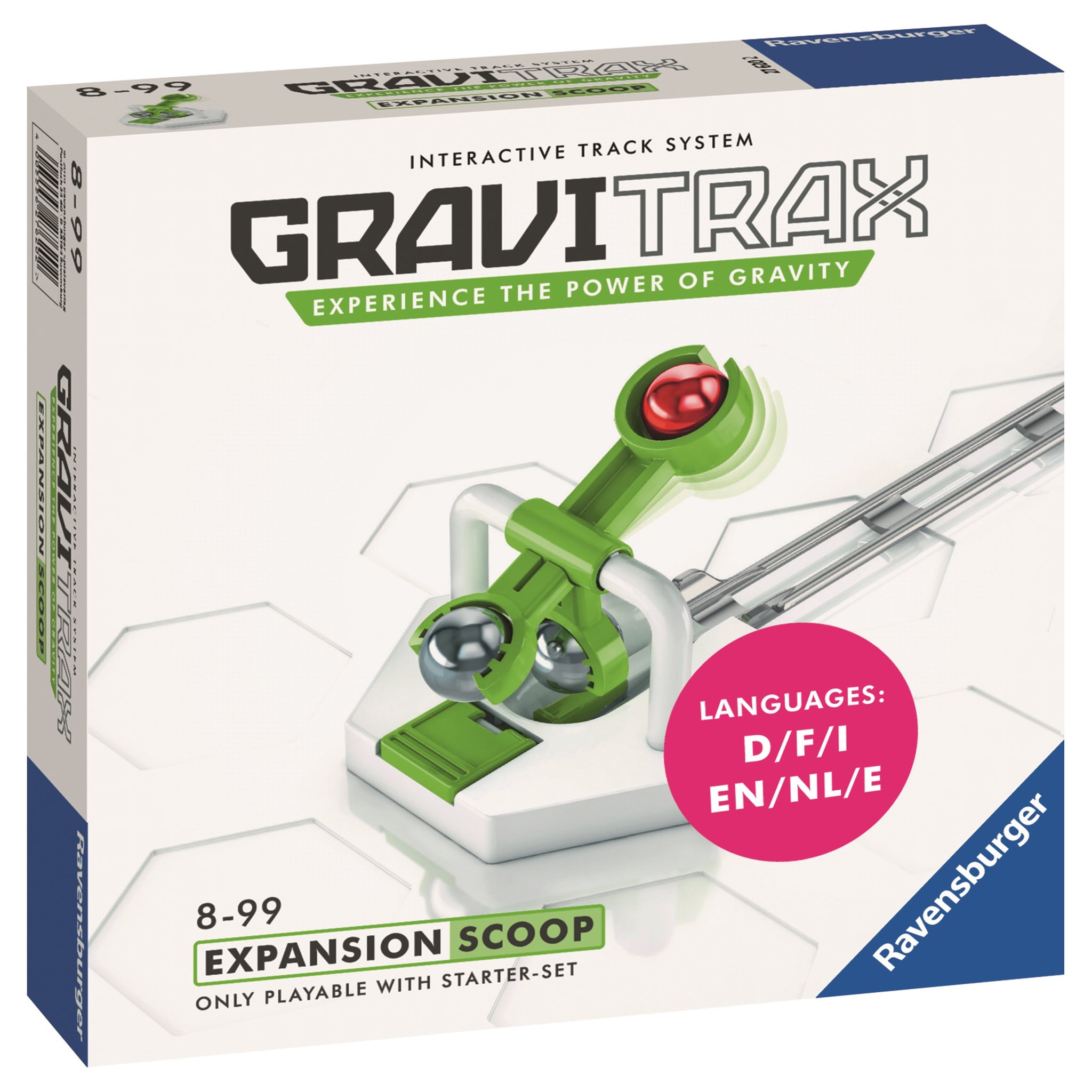 RAVENSBURGER GraviTrax - Set d'extension Scoop pour jeu de construction