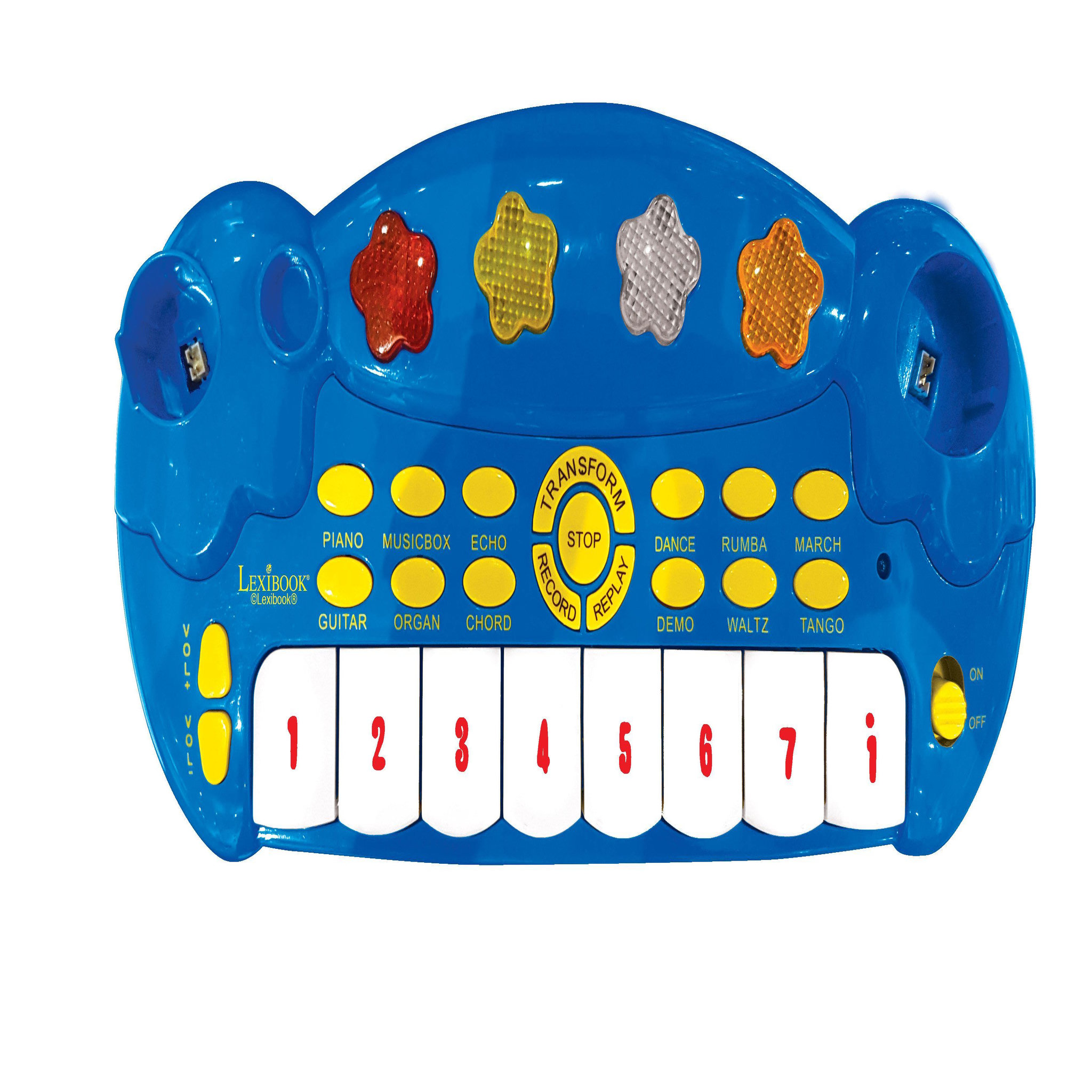 Voir la diapositive 6 : Lexibook Mon Rock Band Batterie Lumineuse Complète