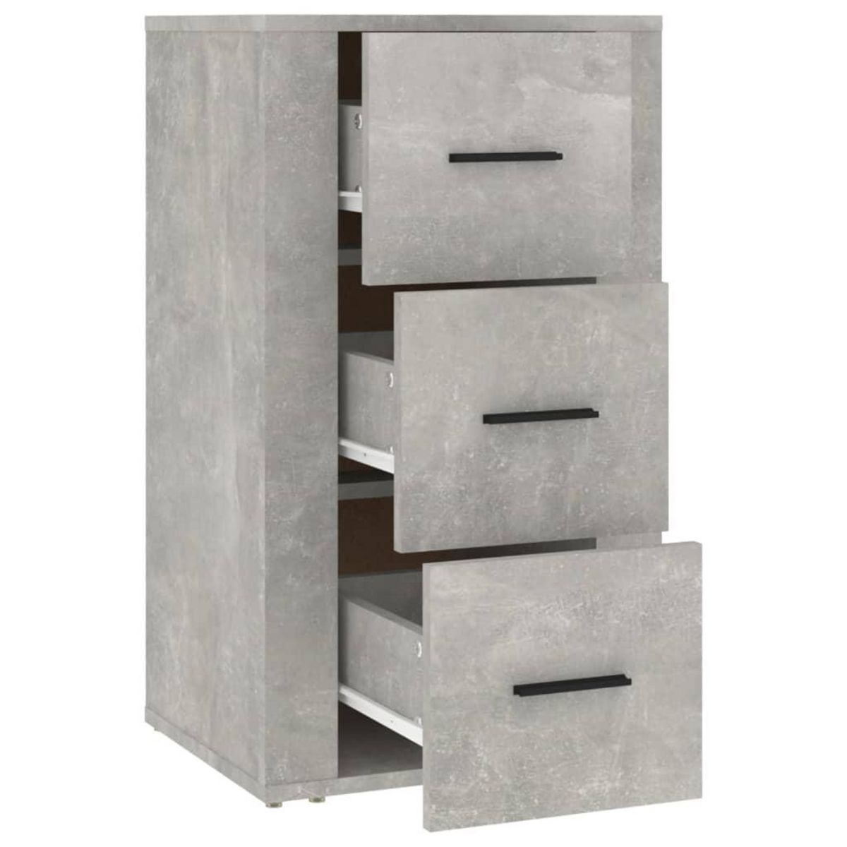 VIDAXL Buffet Gris beton 40x33x70 cm Bois d'ingenierie