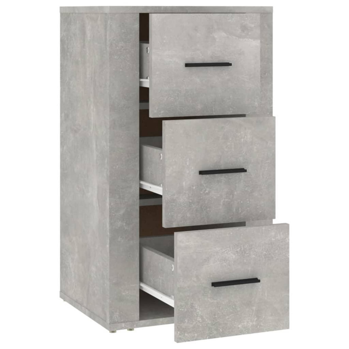 VIDAXL Buffet Gris beton 40x33x70 cm Bois d'ingenierie