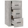 Voir la diapositive 4 : VIDAXL Buffet Gris beton 40x33x70 cm Bois d'ingenierie