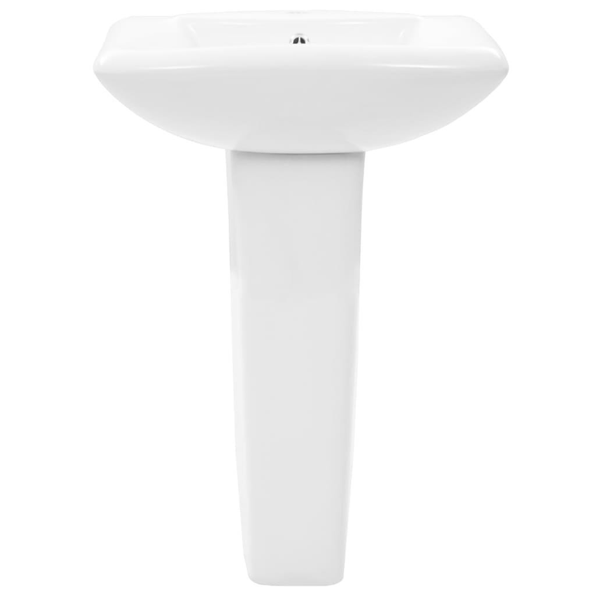 Voir la diapositive 3 : VIDAXL Lavabo autoportant avec socle ceramique blanc 580x470x200 mm