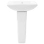 Voir la diapositive 3 : VIDAXL Lavabo autoportant avec socle Ceramique Blanc 580x470x200 mm