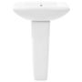 Voir la diapositive 3 : VIDAXL Lavabo autoportant avec socle Ceramique Blanc 580x470x200 mm