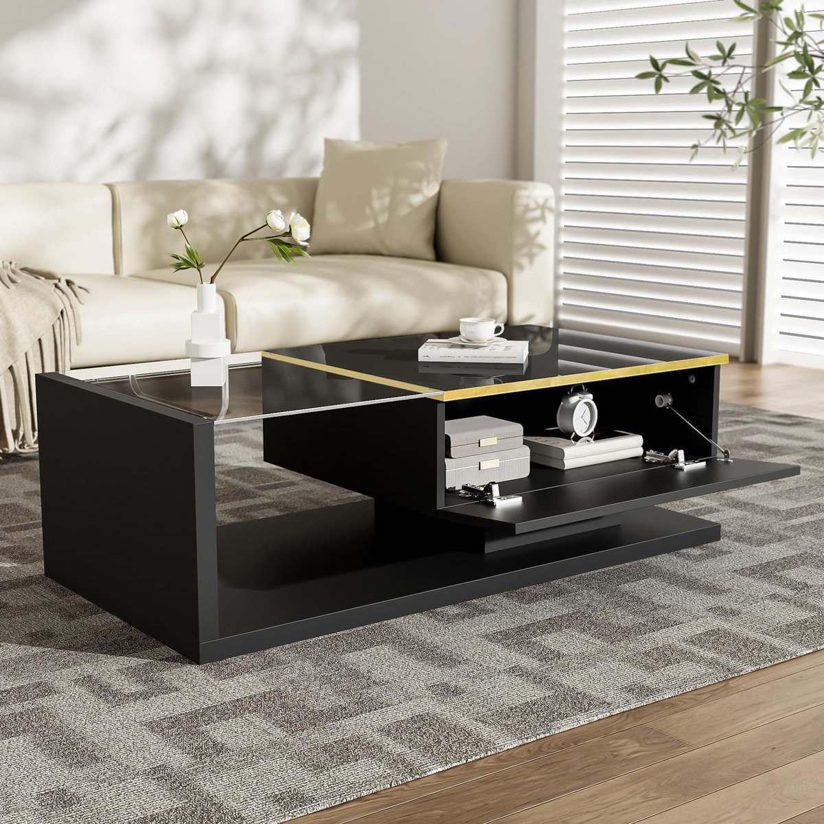 MERAX Table basse rectangulaire