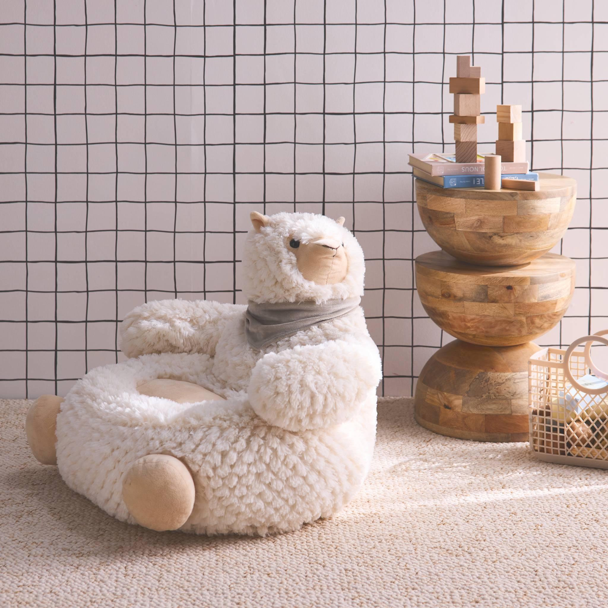 Voir la diapositive 2 : SWEEEK Fauteuil lama pour enfant