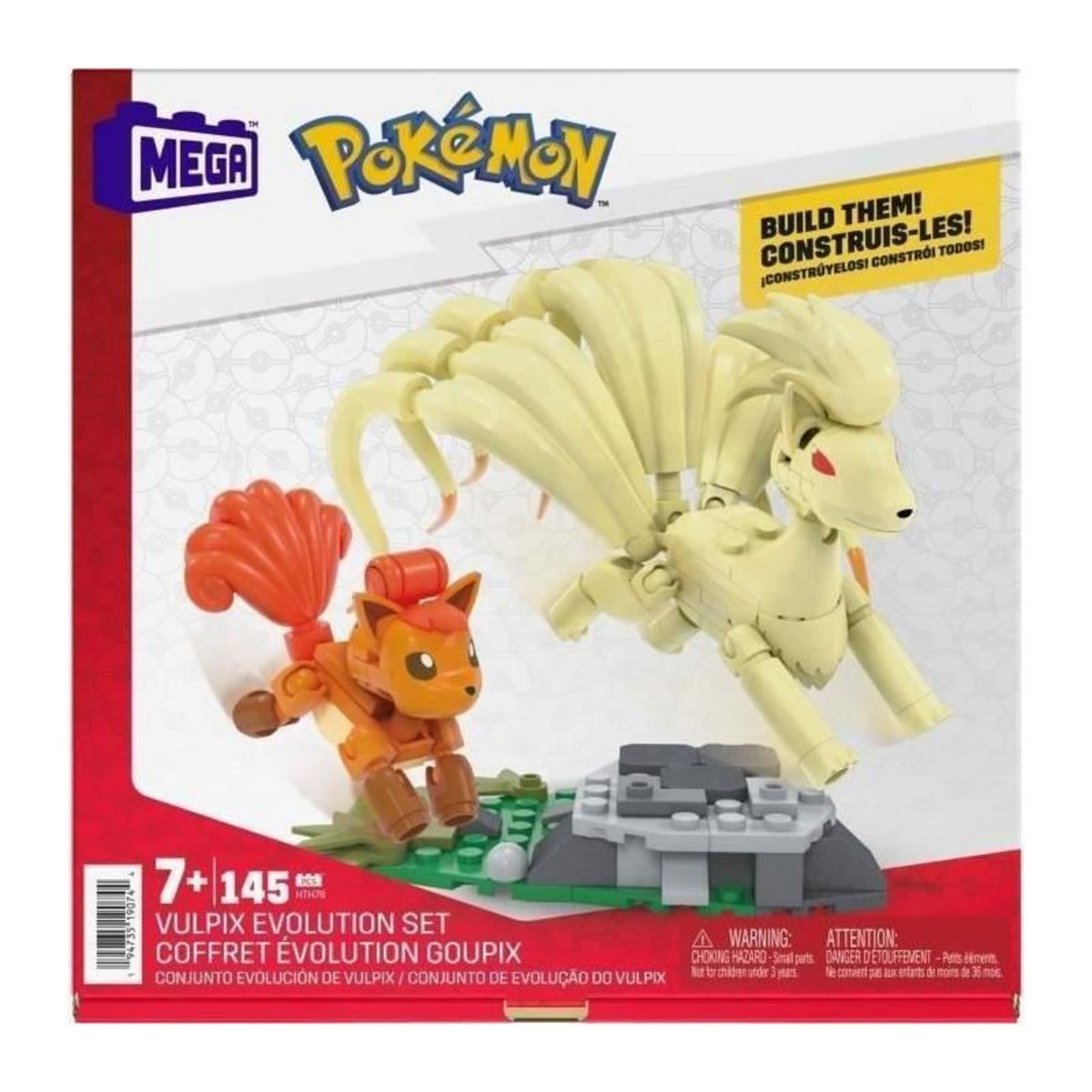 MEGABLOKS Jeu de construction Mega-Bloks Mega Pokémon Jaune