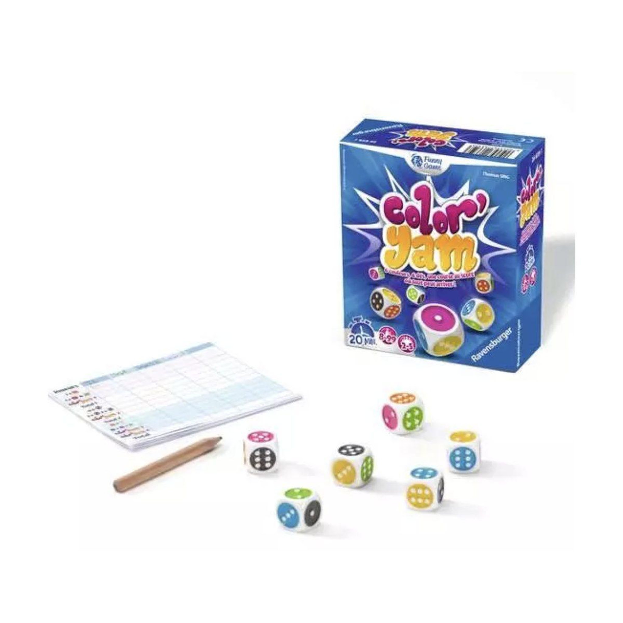 Voir la diapositive 2 : RAVENSBURGER Color'yam jeux de cartes et d'ambiance