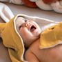 Voir la diapositive 4 : Monsieur Bébé Cape, sortie de bain pour bébé intérieur 100 % coton - 100 x 100 cm - Lapin - Moutarde