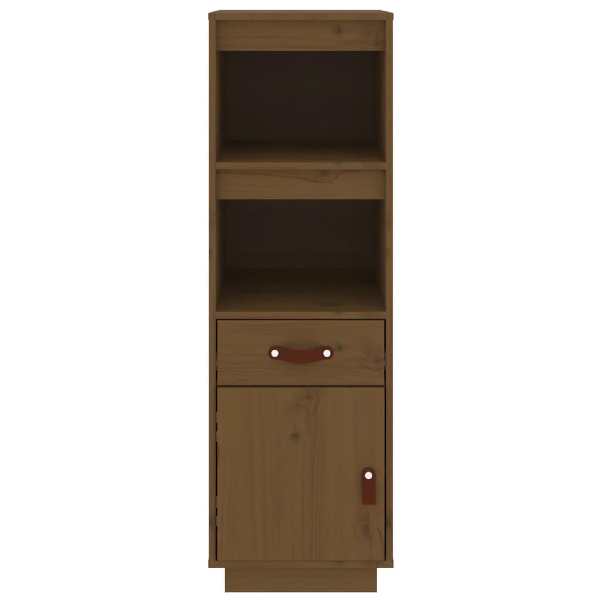 Voir la diapositive 5 : VIDAXL Buffet haut Marron miel 34x40x108,5 cm Bois massif de pin