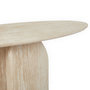 Voir la diapositive 3 : Paris Prix Console Design Effet Travertin  Catrina  120cm Beige