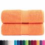 Voir la diapositive 2 : VIDAXL Serviettes d invité de qualité supérieure SOLUND 2 pcs orange