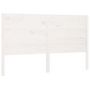Voir la diapositive 2 : VIDAXL Tete de lit Blanc 146x4x100 cm Bois massif de pin