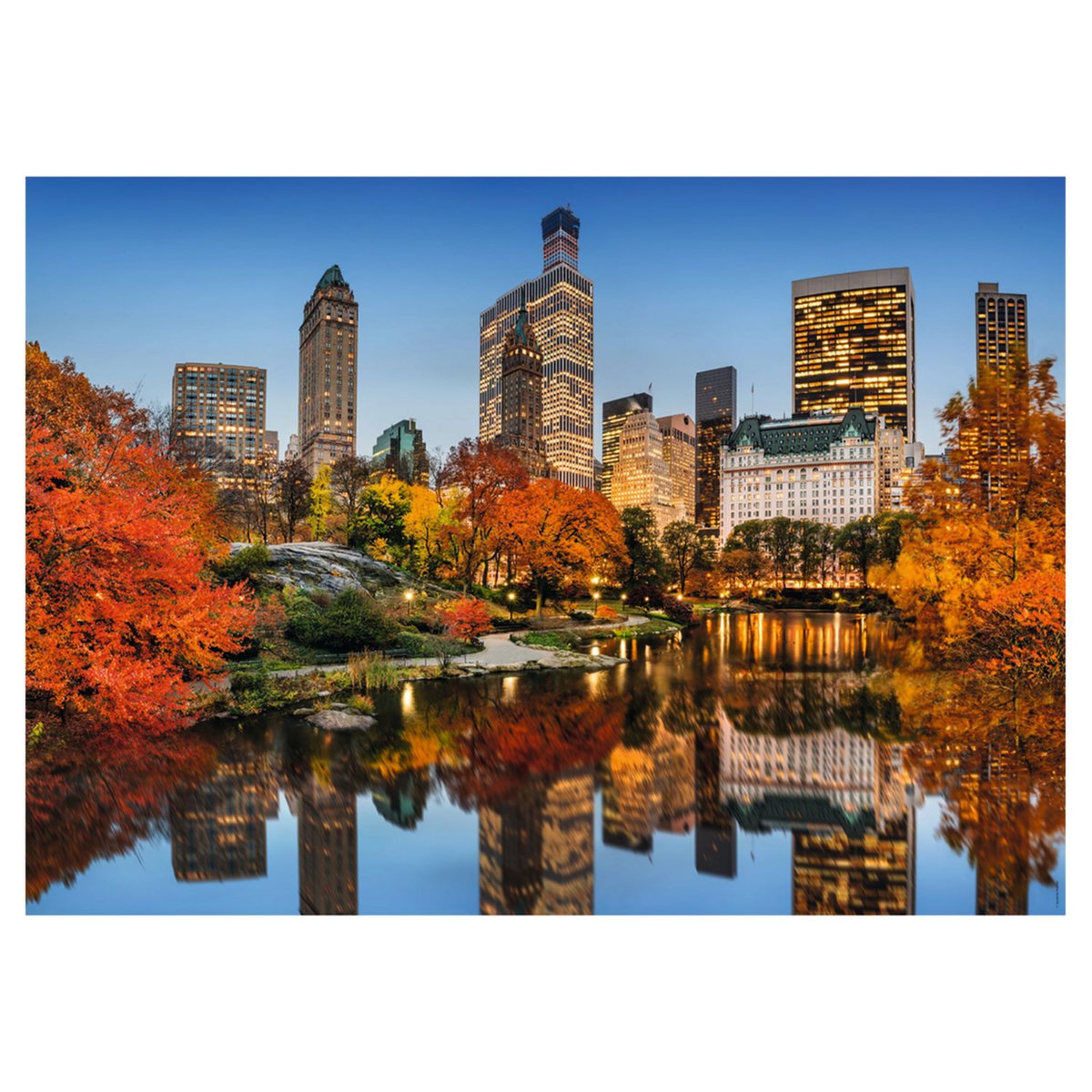 NATHAN Puzzle 1500 pièces New York en automne