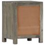 Voir la diapositive 4 : VIDAXL Table de chevet Gris 40x30x50 cm Bois de manguier massif