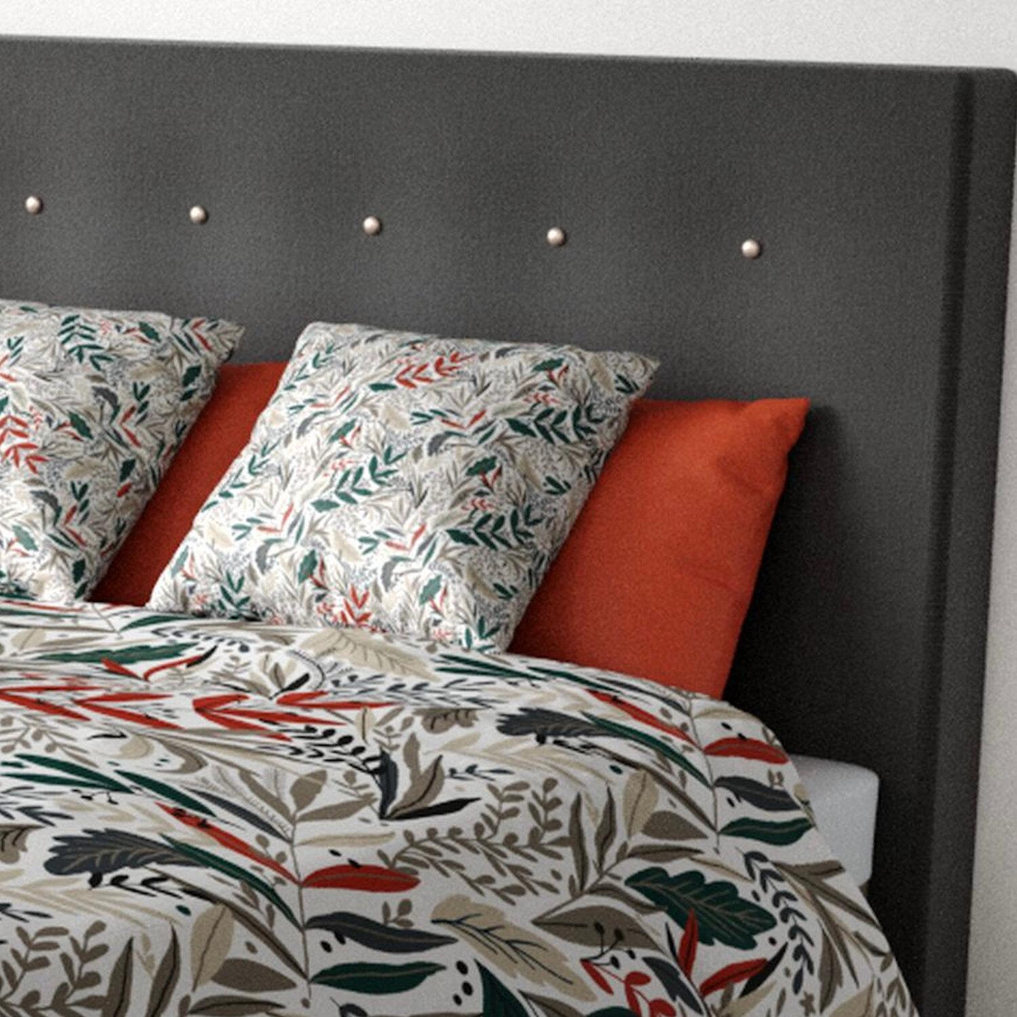 Voir la diapositive 2 : Les Ateliers du Linge Parure de couette 100%polyester 60gsm-luziola