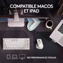 Voir la diapositive 2 : Logitech Souris sans fil rechargeable Mx Master 3s pour Mac Gris Pale