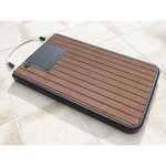 Ubbink Plancher Solairs pour douche de piscine solaire Bois en teck - Ubbink